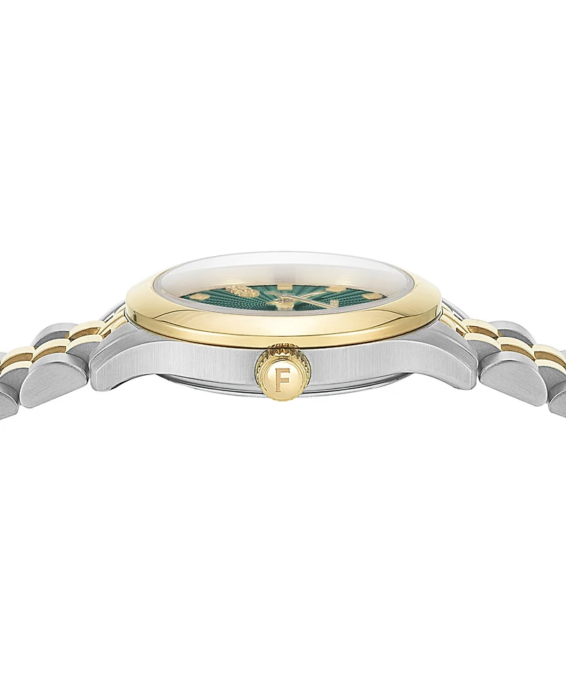 Ferragamo Women's Duo Mini Two-Tone Stainless Steel Bracelet Watch 25mm