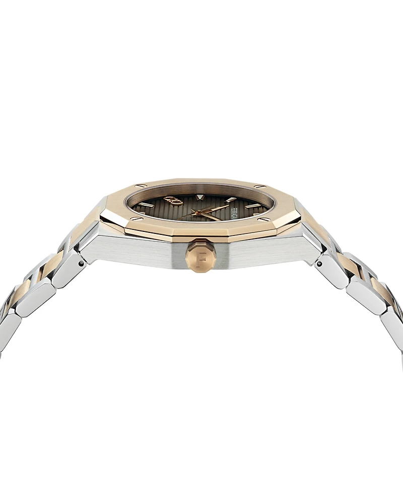 Ferragamo Men's Edge Two-Tone Stainless Steel Bracelet Watch 40mm