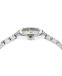 Ferragamo Women's Edge Silver Stainless Steel Bracelet Watch 28mm