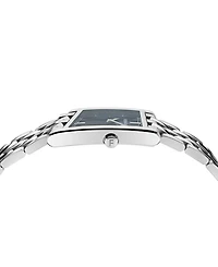 Ferragamo Men's Asymetrique Silver Stainless Steel Bracelet Watch 39mm x 24mm