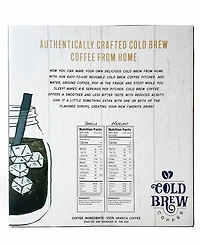 Coffee Masters Inc. Cold Brew Coffee Pitcher Gift Set, 4-Piece
