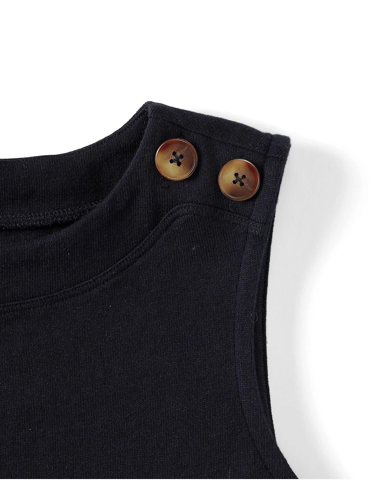 Lands' End Women's Plus Mariner Button Shoulder Tank