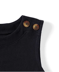 Lands' End Women's Plus Mariner Button Shoulder Tank
