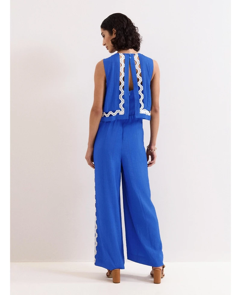 Phase Eight Women's Aubrey Sleeveless Wide Leg Jumpsuit