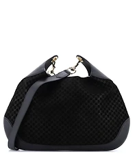 Pre-Owned Gucci Medium B Shoulder Bag Gg Suede