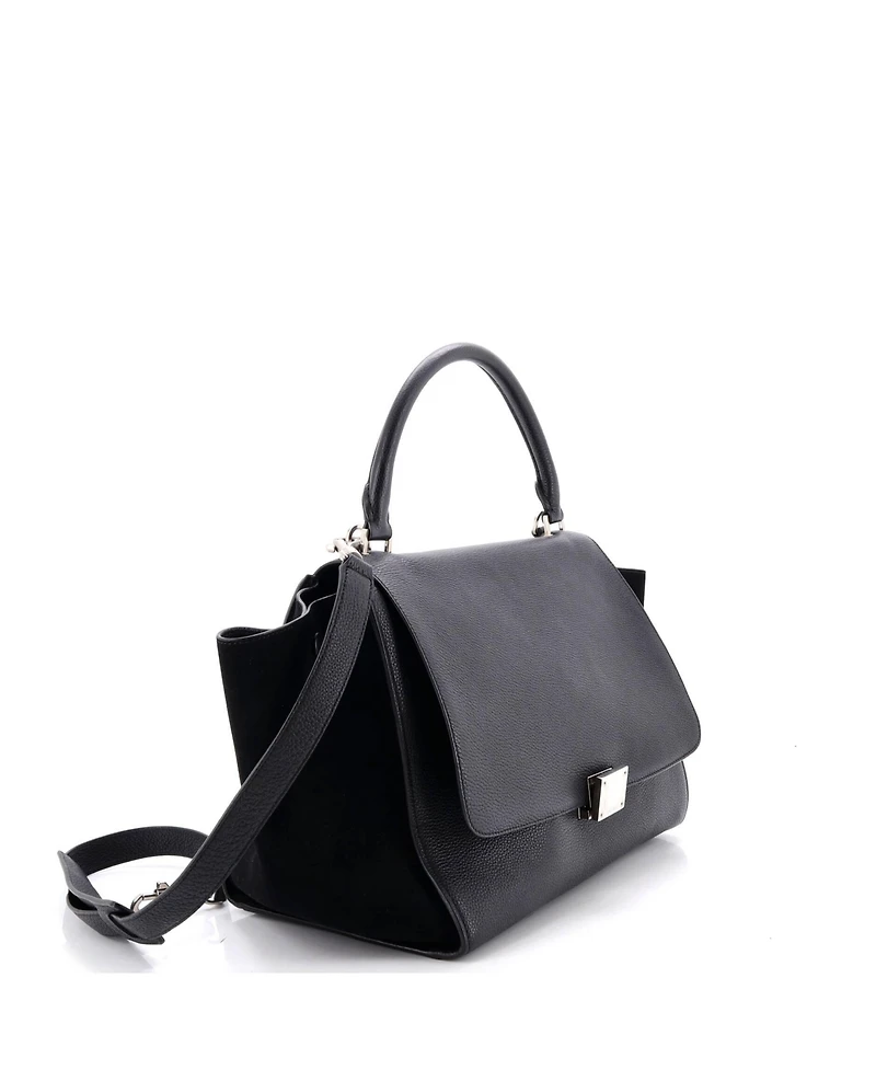 Pre-Owned Celine Medium Trapeze Bag Leather