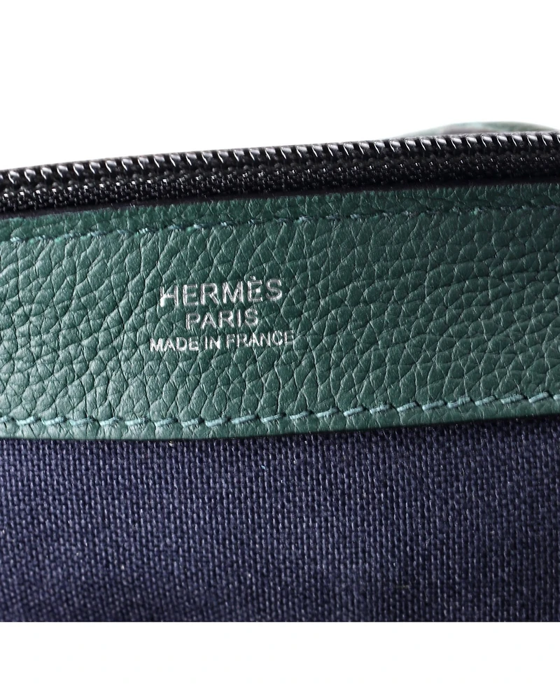 Pre-Owned HERMES Off Piste Backpack Toile with Leather
