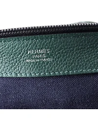 Pre-Owned HERMES Off Piste Backpack Toile with Leather