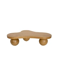Streamdale Furniture 46'' Modern Cloud-Shaped Coffee Table with 3 Ball Legs