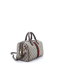Pre-Owned Gucci Medium Ophidia Convertible Boston Bag Gg Coated Canvas