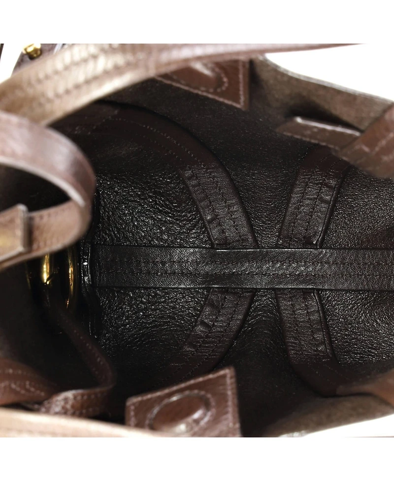 Pre-Owned Chloe Small Spin Tote Leather