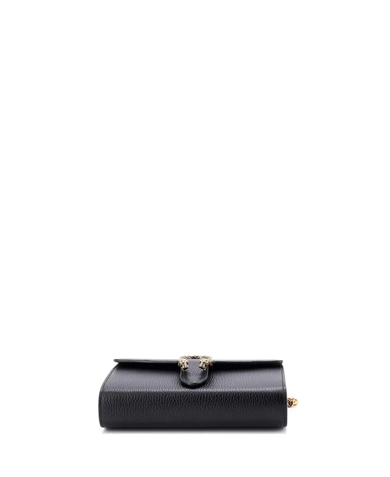 Pre-Owned Gucci Garden Dionysus Chain Wallet Embellished Leather