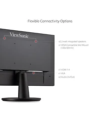 ViewSonic VA2247-mh 22" 16:9 Full Hd Mva Led Monitor, Built-In Speakers