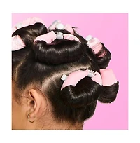 Gimme Beauty Chill Curl Heatless Flex Rods Gentle and Bendable Hair Rods for Overnight Curls Snap Closure for Secure Hold Fine Hair, 6 Count