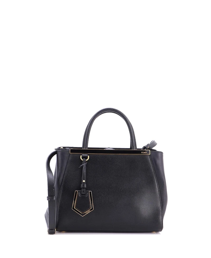 Pre-Owned Fendi Petite 2Jours Bag Leather