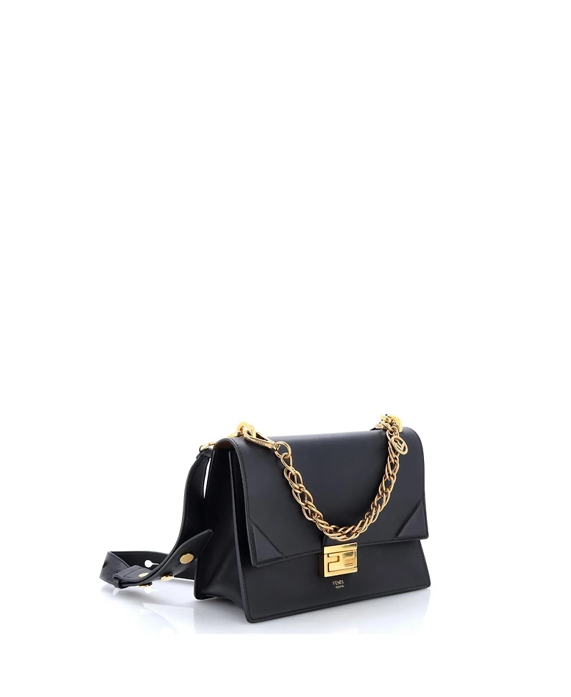 Pre-Owned Fendi Medium Kan U Shoulder Bag Leather