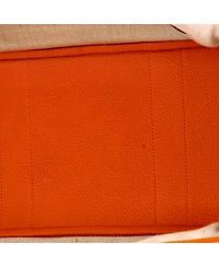Pre-Owned HERMES 36 Garden Party Tote Leather with Printed Interior
