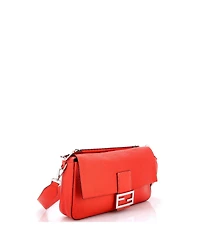 Pre-Owned Fendi Large Selleria Baguette Nm Bag Leather