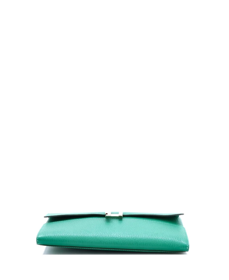 Pre-Owned HERMES Cinhetic Clutch Chevre Mysore