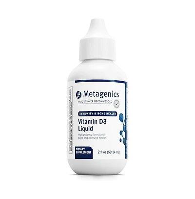 Metagenics Vitamin D3 Liquid Supplement High Absorbency and Easy to Swallow Liquid Vitamin D3 for Bone Health and Immune Support 2,275 Servings