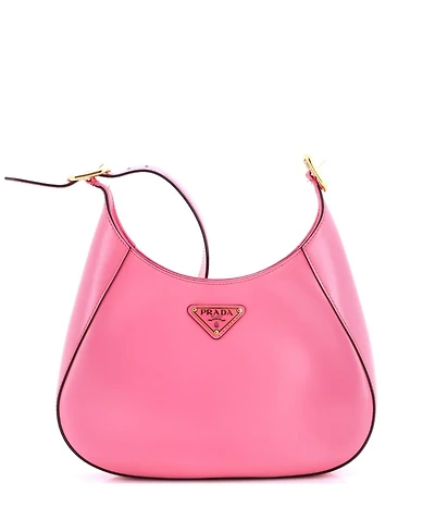 Pre-Owned Prada Medium Cleo Shoulder Bag Box Calf