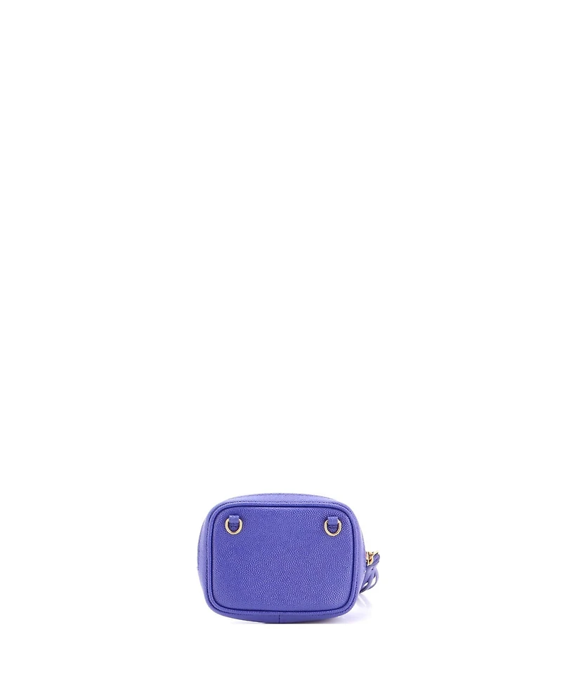 Pre-Owned Saint Laurent Baby Lou Camera Bag Matelasse Chevron Leather