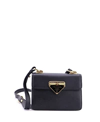 Pre-Owned Prada Small Flip Lock Shoulder Bag Saffiano Leather