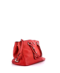 Pre-Owned Prada Medium Convertible Shopping Tote Vitello Daino