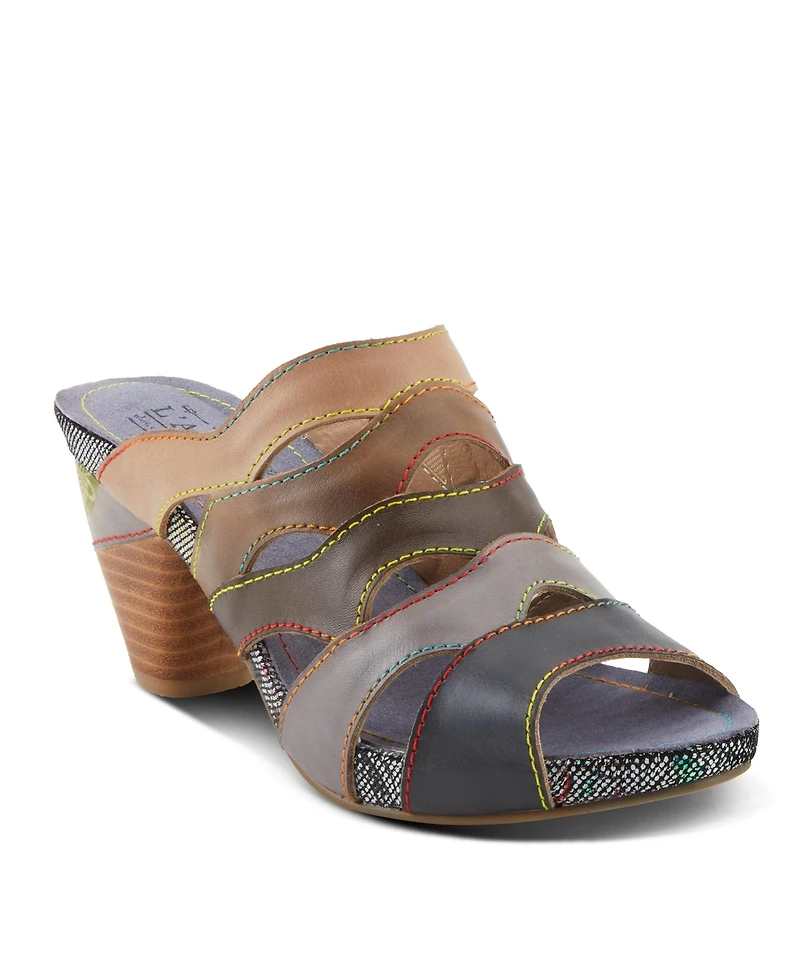L'Artiste By Spring Step Pita Strappy Sandal Leather with Upper