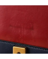 Pre-Owned Gucci Small Queen Margaret Top Handle Bag Colorblock Leather
