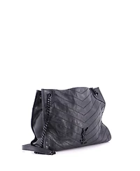 Pre-Owned Saint Laurent Medium Niki Shopping Tote Matelasse Chevron Leather