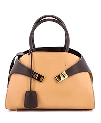 Pre-Owned Salvatore Ferragamo Small Hug Top Handle Bag Leather