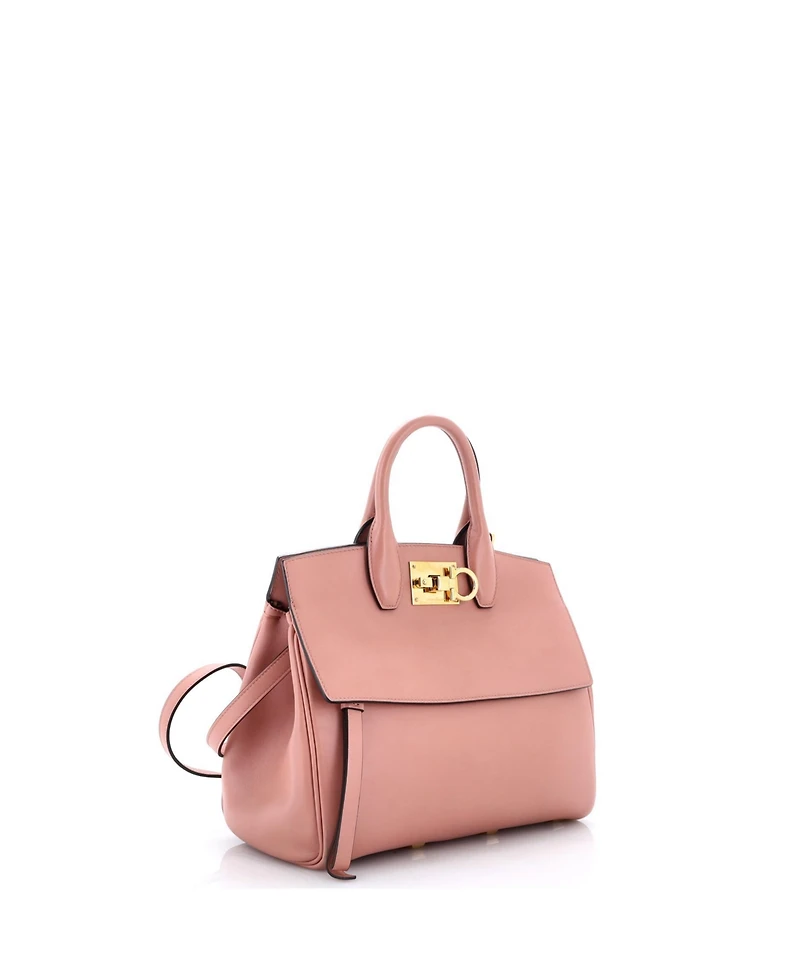 Pre-Owned Salvatore Ferragamo Small Studio Satchel Leather