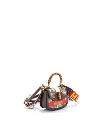 Pre-Owned Gucci Mini Bamboo 1947 Top Handle Bag Limited Edition 100 Centennial Printed Canvas