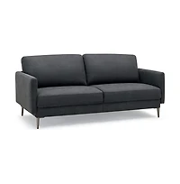 Slickblue 2-Seater Modern Loveseat with Plush Back Cushions