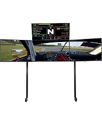 Next Level Racing Elite Freestanding Quad Monitor Stand, Black Edition