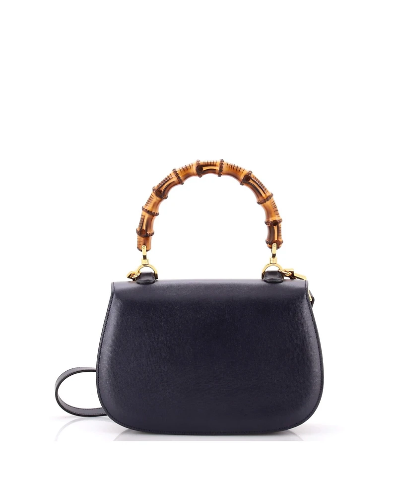 Pre-Owned Gucci Medium Bamboo 1947 Top Handle Bag Leather