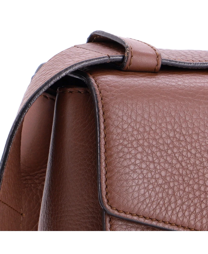 Pre-Owned Gucci Small Gg Marmont Shoulder Bag Leather