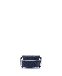 Pre-Owned Gucci Super Mini Gg Marmont Flap Bag Diagonal Quilted Leather