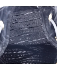 Pre-Owned Prada Mini Top Handle Bucket Bag Velvet