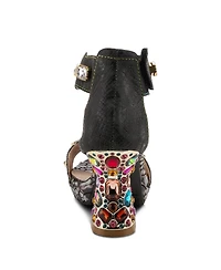 L'Artiste Women's Spring Step Jewell Closed Back Sandal with Buckle