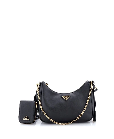 Pre-Owned Prada Small Re-Edition 2005 Shoulder Bag Saffiano Leather