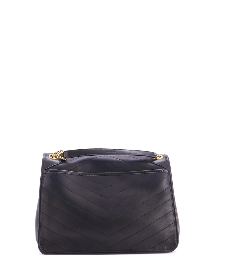 Pre-Owned Saint Laurent Large Niki Chain Flap Bag Matelasse Chevron Leather