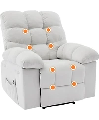gaomon Recliner Chair, Wide Rocker Chair, Rocking Chair with Massage and Heat