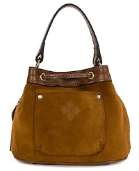 Patricia Nash Elisa Suede Drawstring Mini Crossbody Handbag