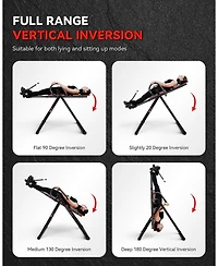 Harison Heavy Duty Inversion Table for Back Pain Relief, 350 Lbs Capacity (Hrm-40511)