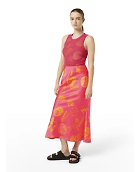 Scotch & Soda Women's Satin Midi Skirt