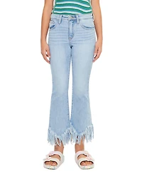 KanCan Big Girls Beth High Rise Crop Bootcut Jeans