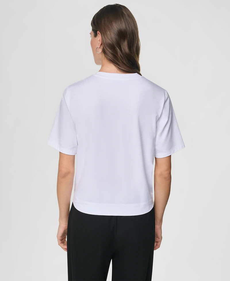 Dkny Women's Studded City Graphic Short-Sleeve T-Shirt