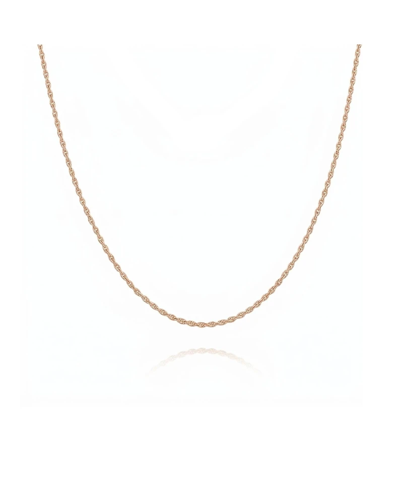 Spero London Sterling Silver Rope Chain Necklace